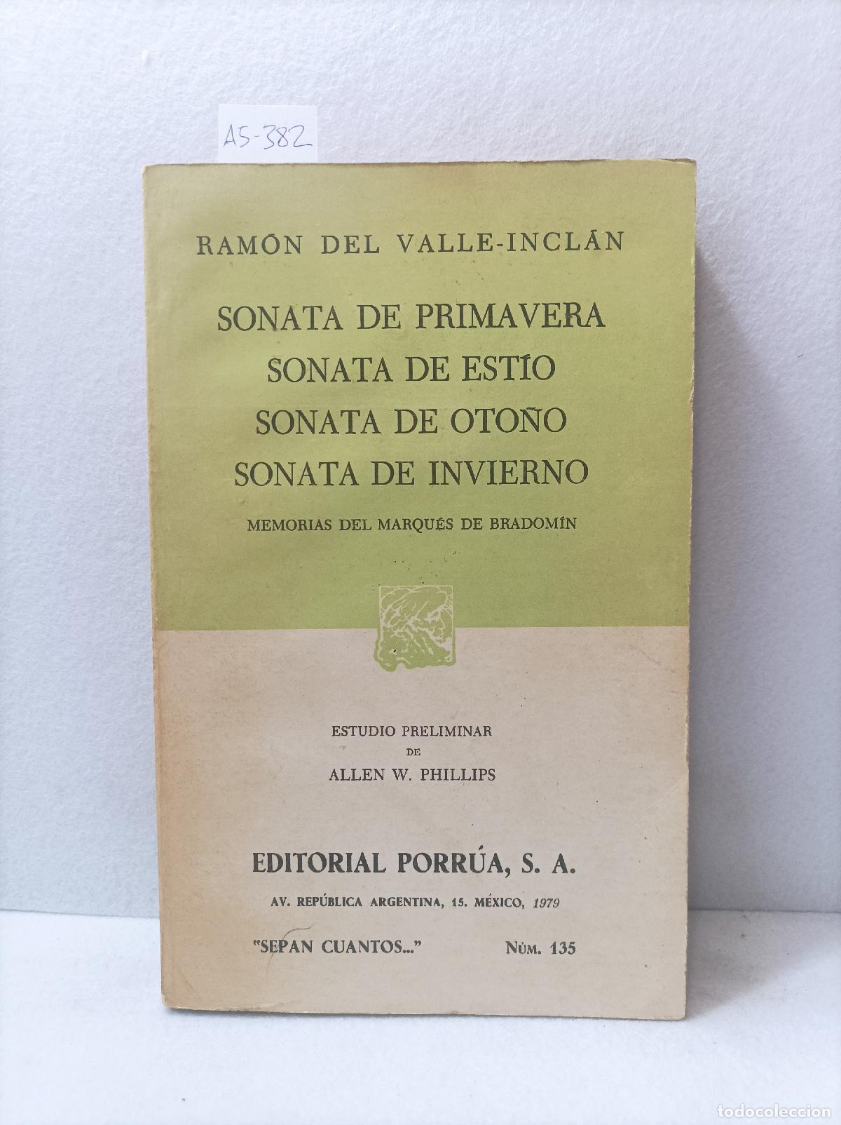 Libros: VALLE INCL&Aacute;N, Ram&oacute;n del: - (Sonatas). - Foto 1