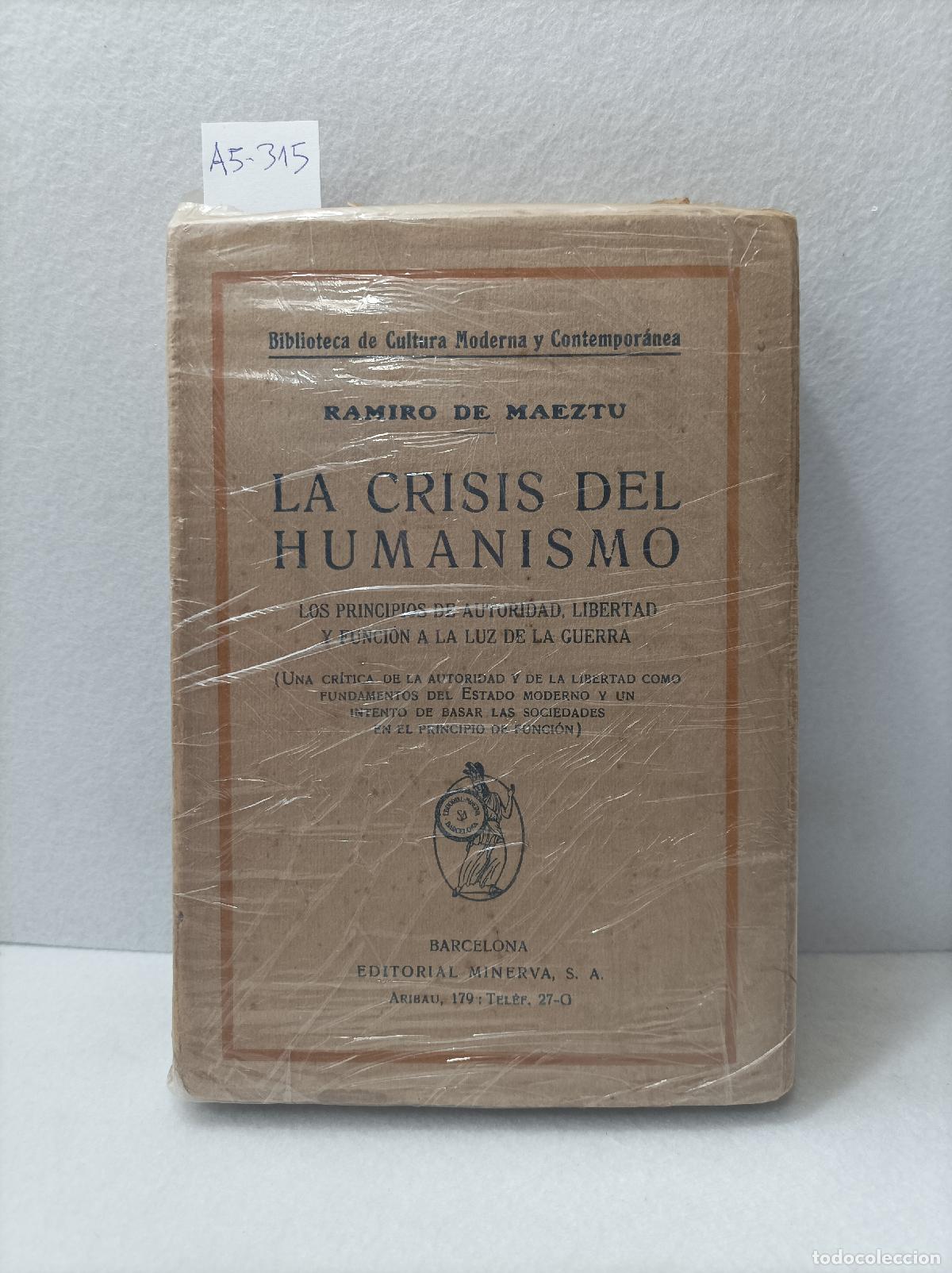 Libros: MAEZTU, Ramiro de: - La crisis del humanismo. - Foto 1