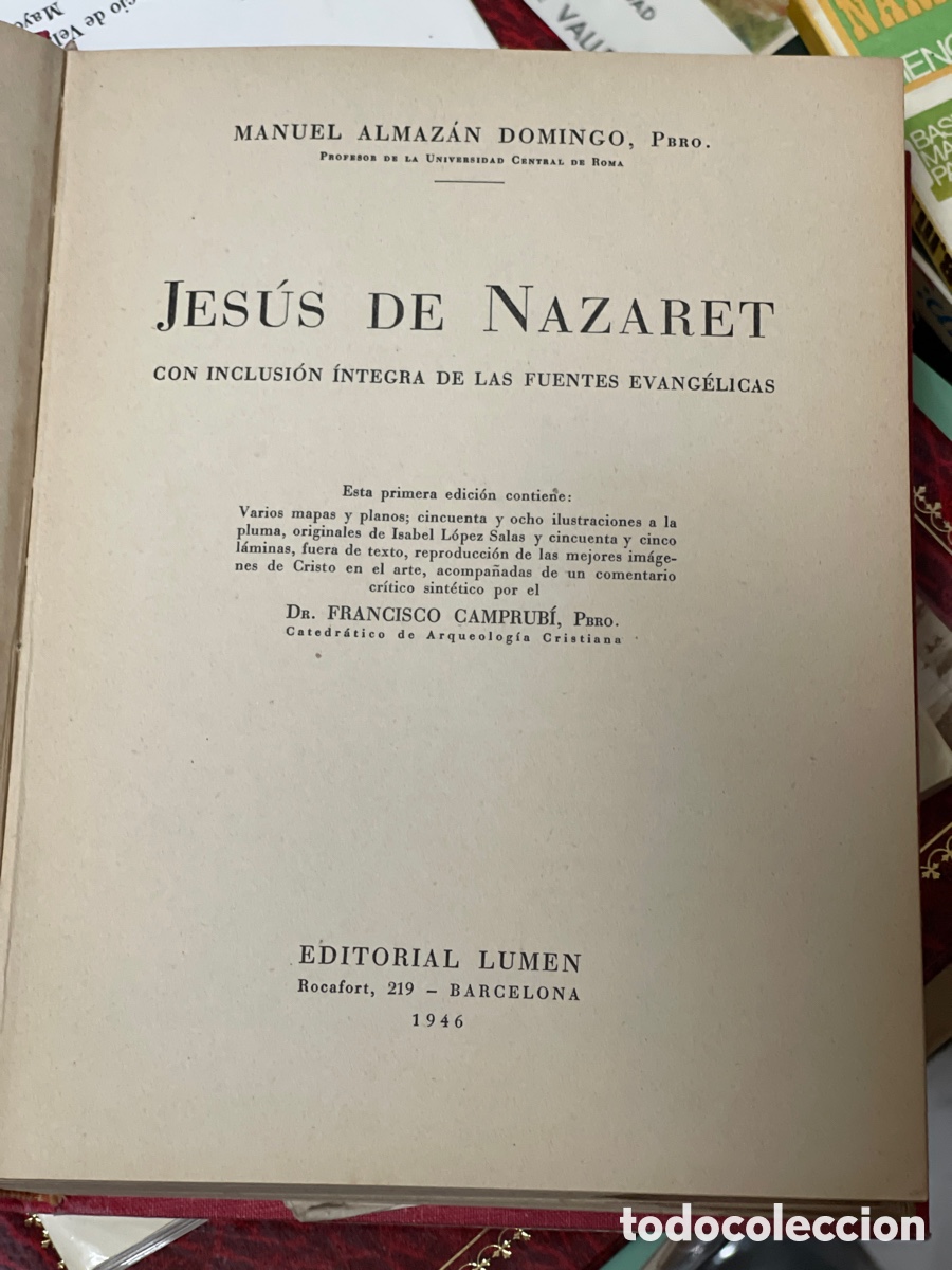 Libros: JESUS DE NAZARET - ALMAZAN DOMINGO, Manuel - Foto 2