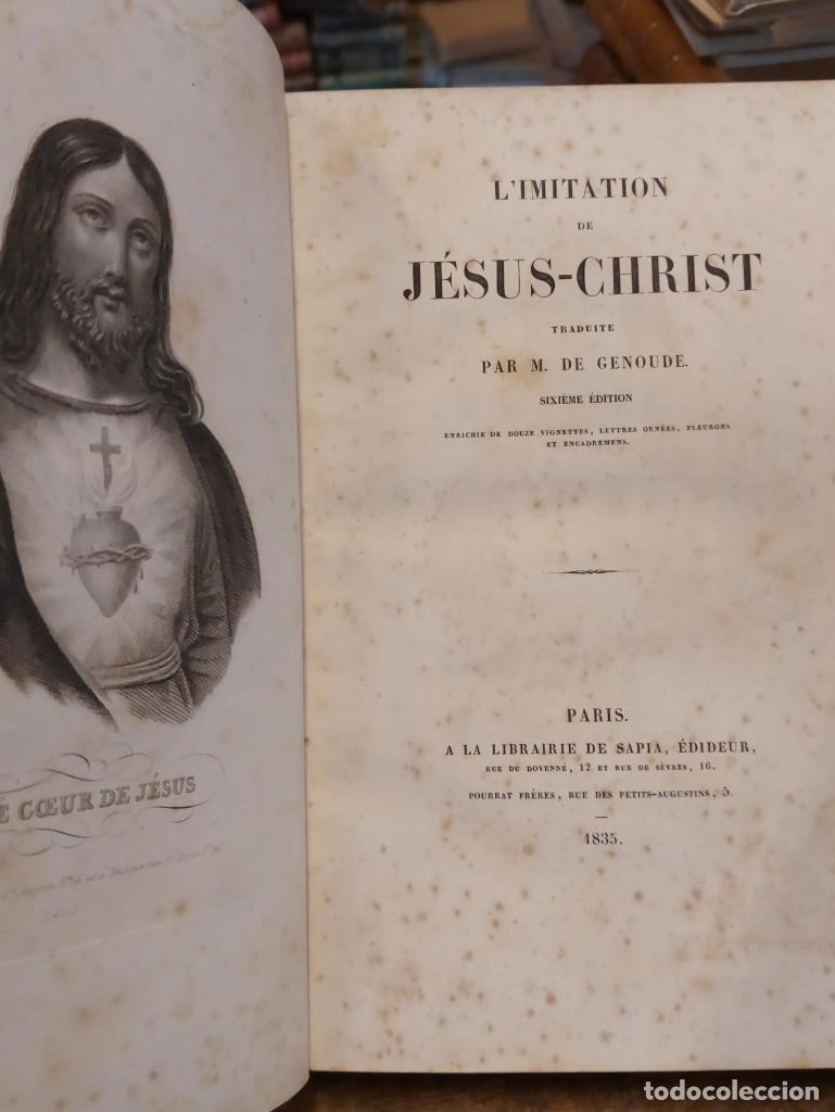 Libros: LIMITATION DE JESUS-CHRIST. Traduite de Genoude. - KEMPIS - Foto 3