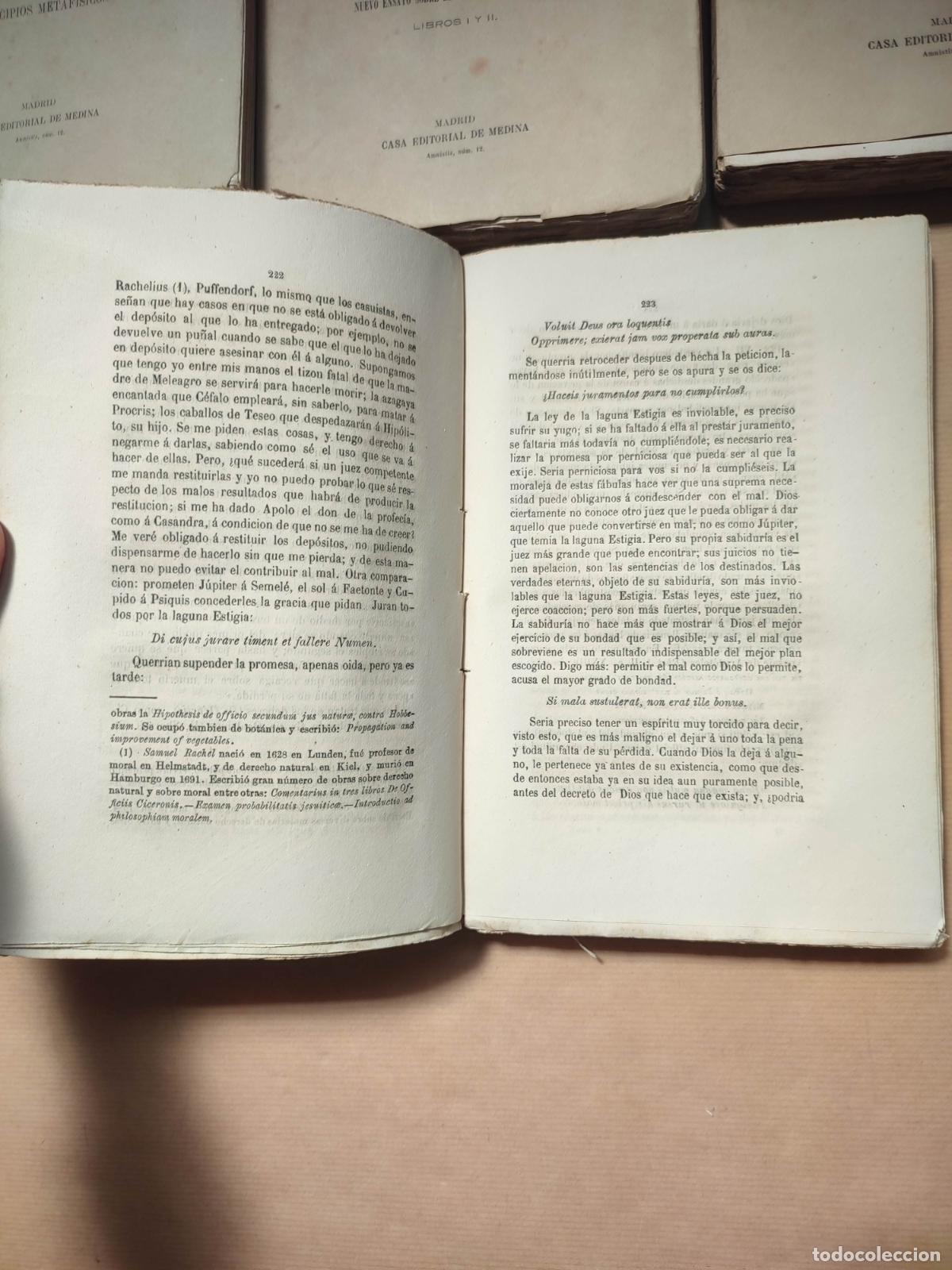 Libros: OBRAS DE LEIBNITZ. 5 tomos completo - LEIBNITZ - Foto 3