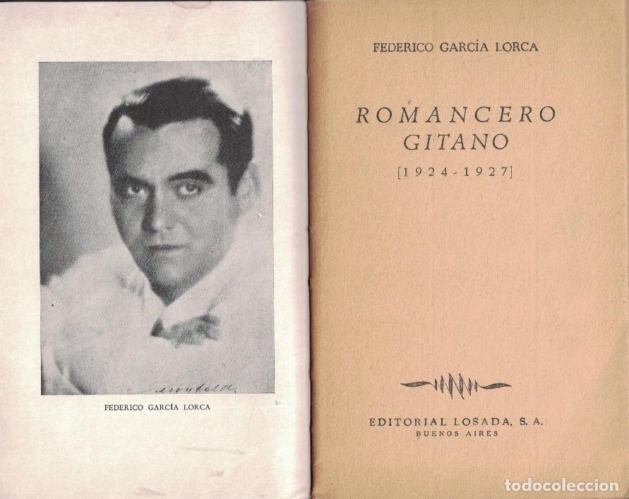 Libros: ROMANCERO GITANO. 1924 &ndash; 1927. - Garc&iacute;a Lorca. Federico, - Foto 2