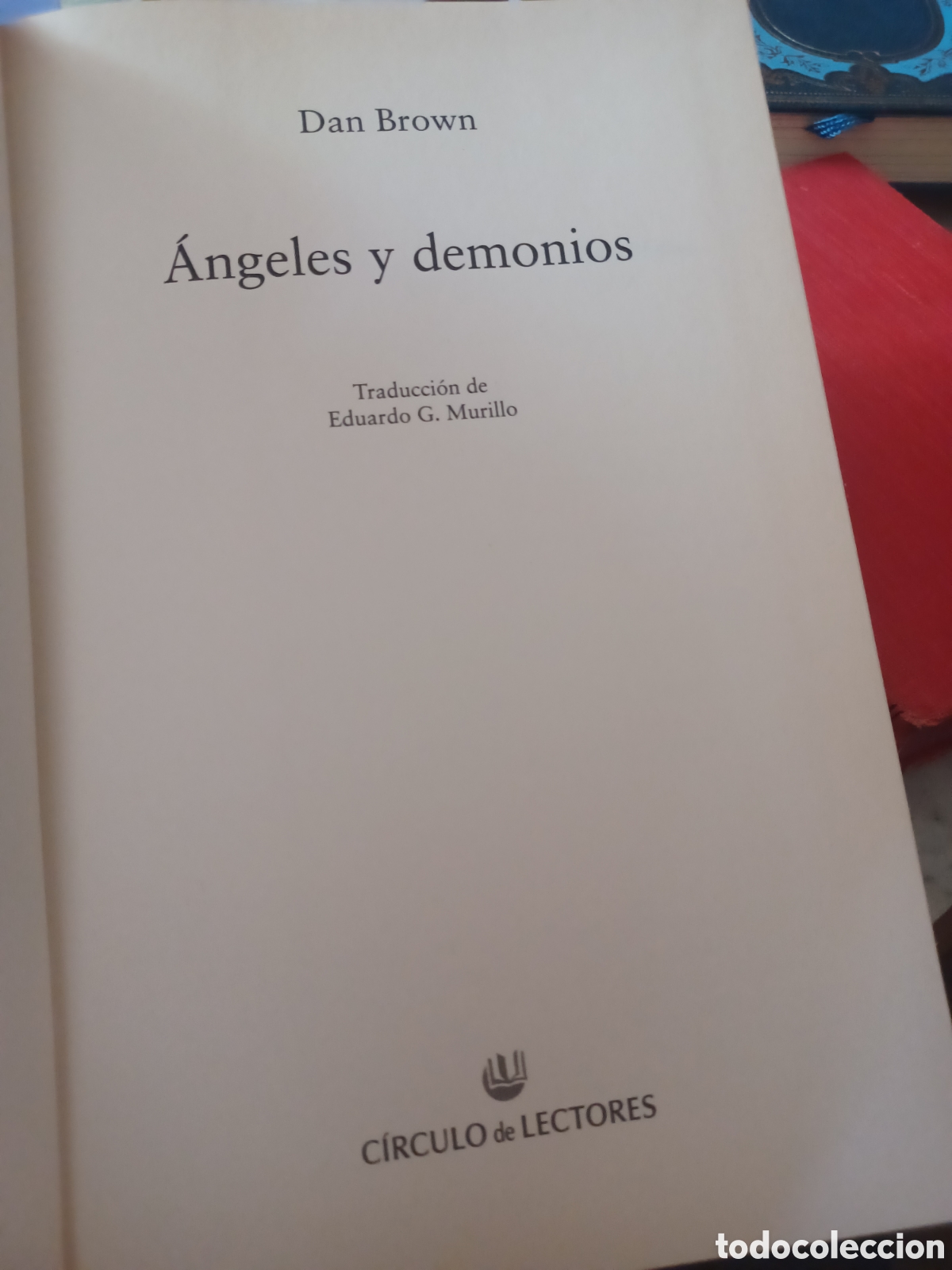 Libros: Barybook C9. Angeles y demonios dan Brown C&iacute;rculo de Lectores - Foto 3