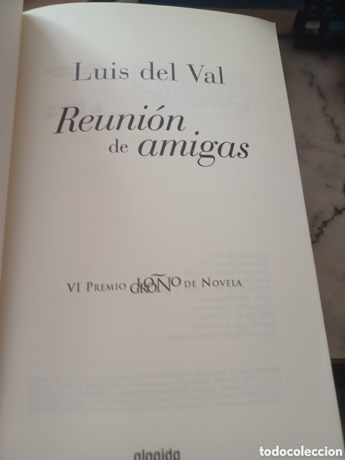 Libros: Barybook C9. Reunion de Amigas Luis del Val edita Algaida - Foto 3