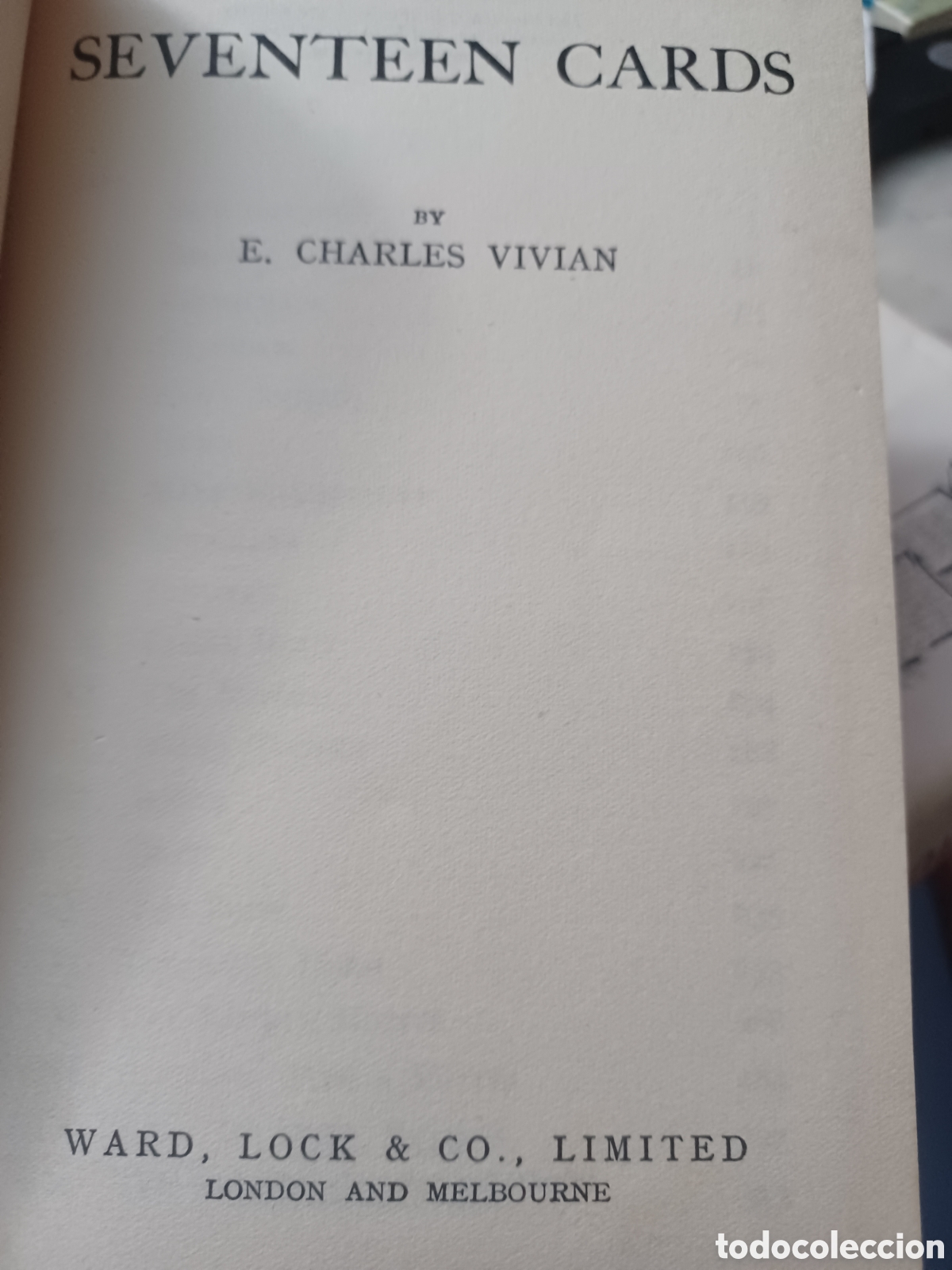 Libros: Barybook C69. Seventeen Cards E charles Vivian libros en ingles - Foto 2