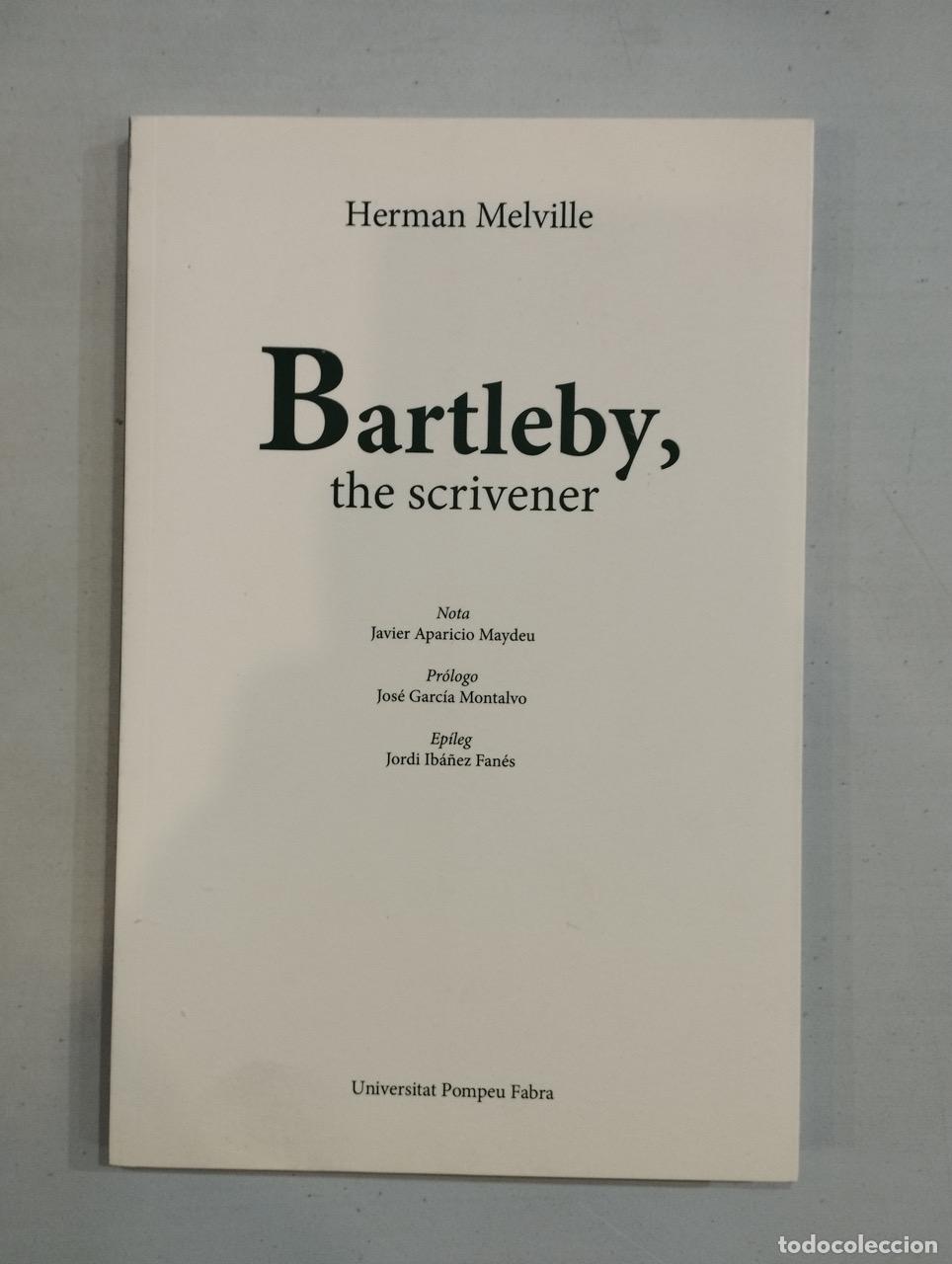 Libros: Herman Melville - Bartleby, the scrivener - Foto 1