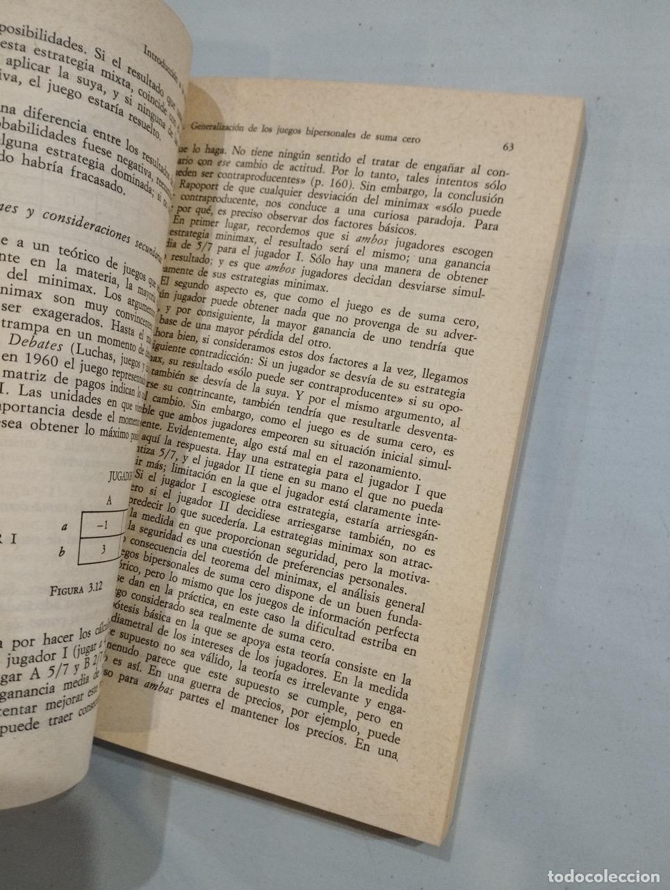 Libros: Morton D. Davis - Introducci&oacute;n a la teor&iacute;a de juegos - Foto 2