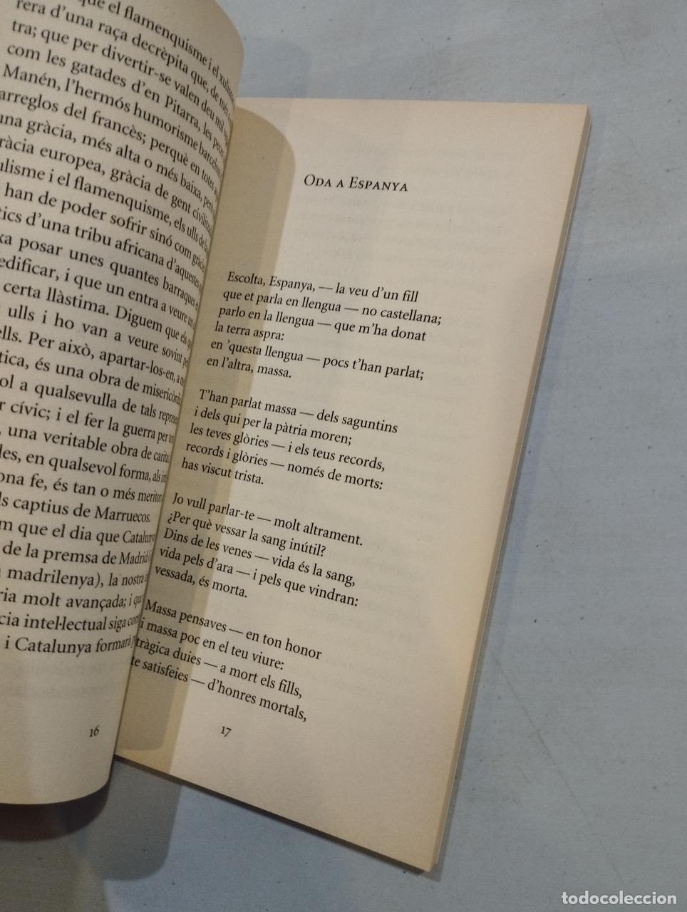 Libros: Joan Maragall - Ad&eacute;u, Espanya! - Foto 2