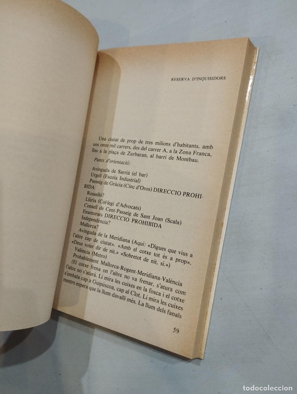 Libros: Manuel de Pedrolo - Reserva dinquisidors - Foto 2