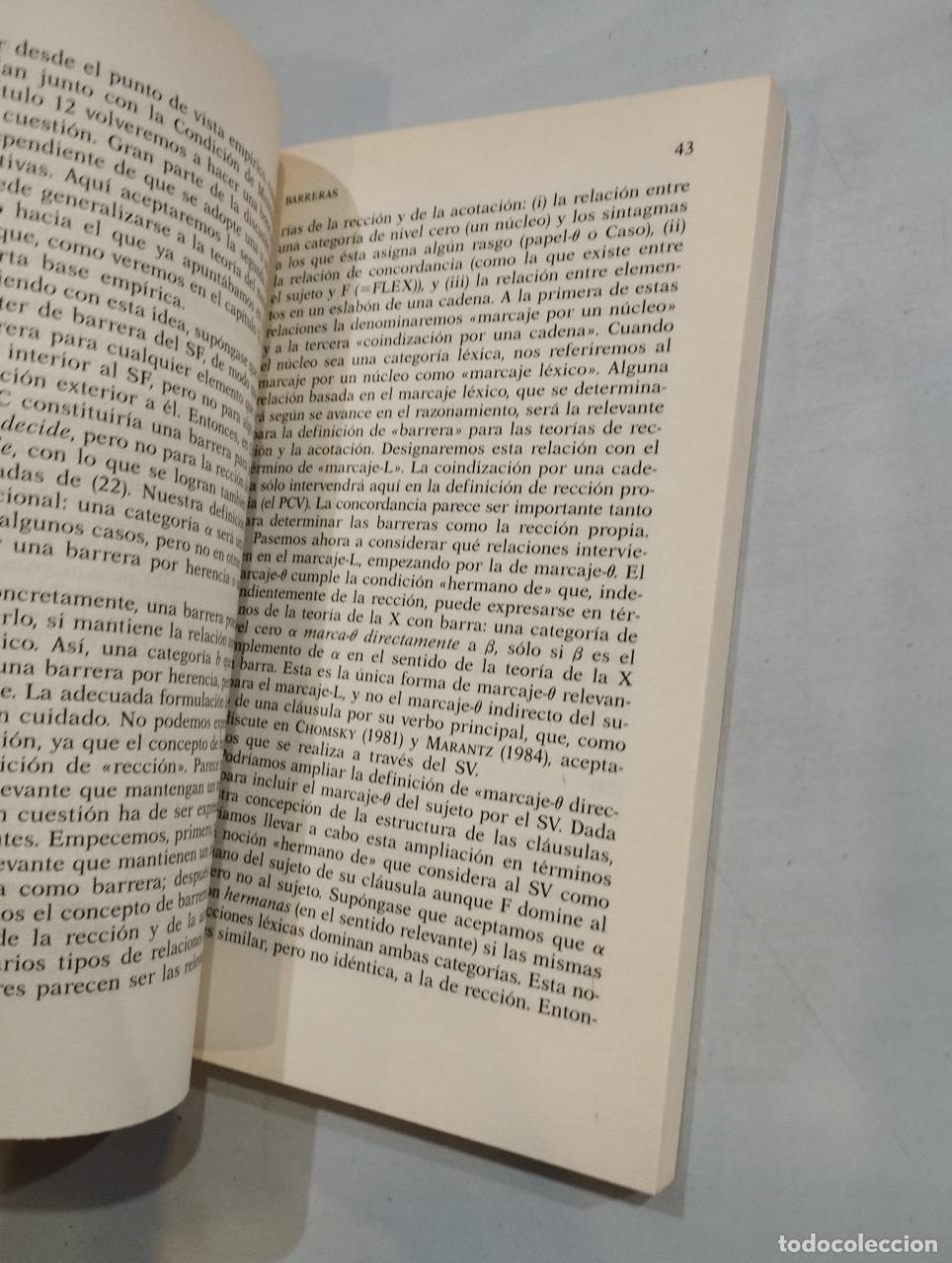 Libros: Noam Chomsky - Barreras - Foto 2