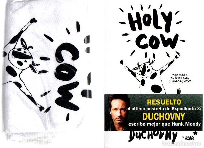 Libros: Holy cow + camiseta - Duchovny, David - Foto 1