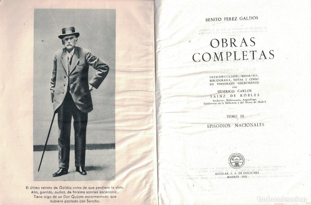Libros: OBRAS COMPLETAS. 6 Tomos. - P&eacute;rez Gald&oacute;s. Benito, - Foto 3