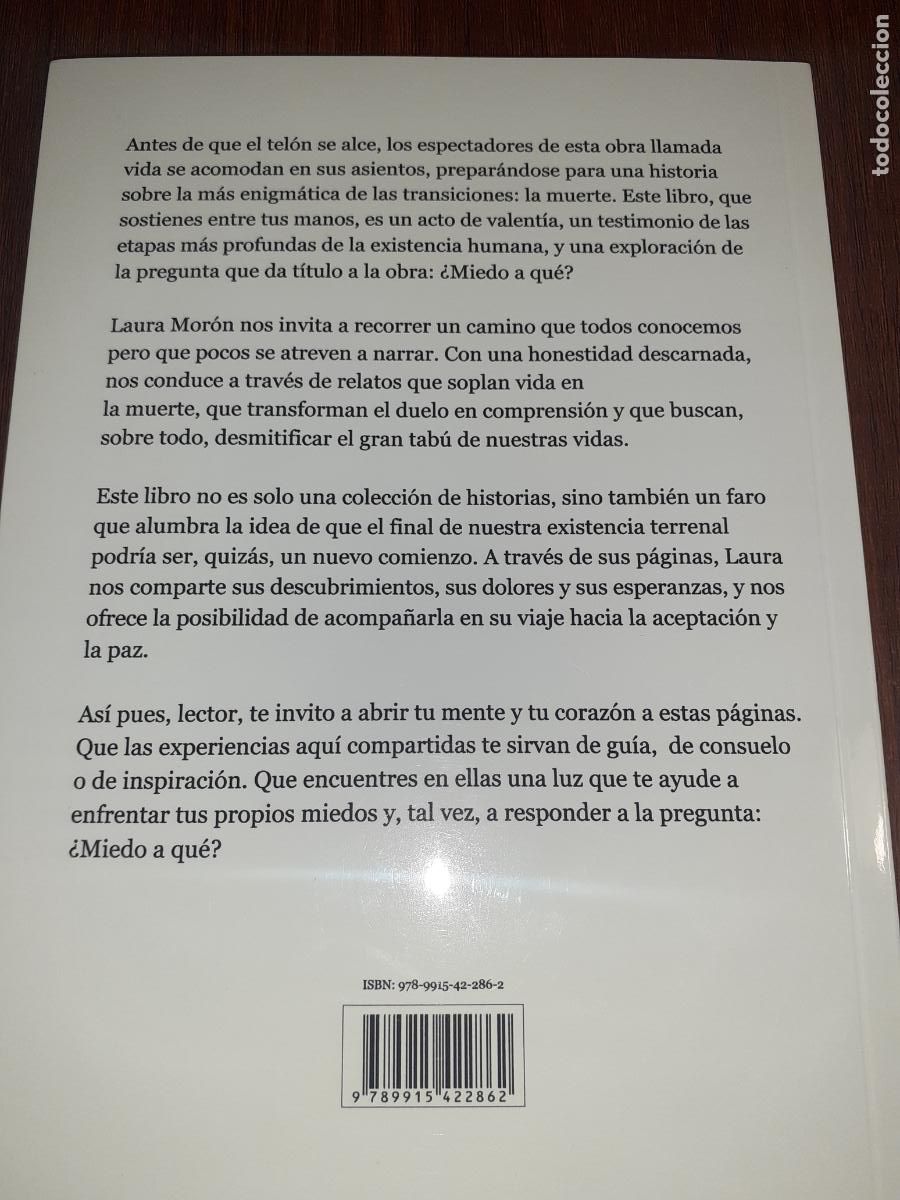 Libros: &iquest; MIEDO A QUE ? - MAS ALLA VIDA - LAURA MORON - Foto 2