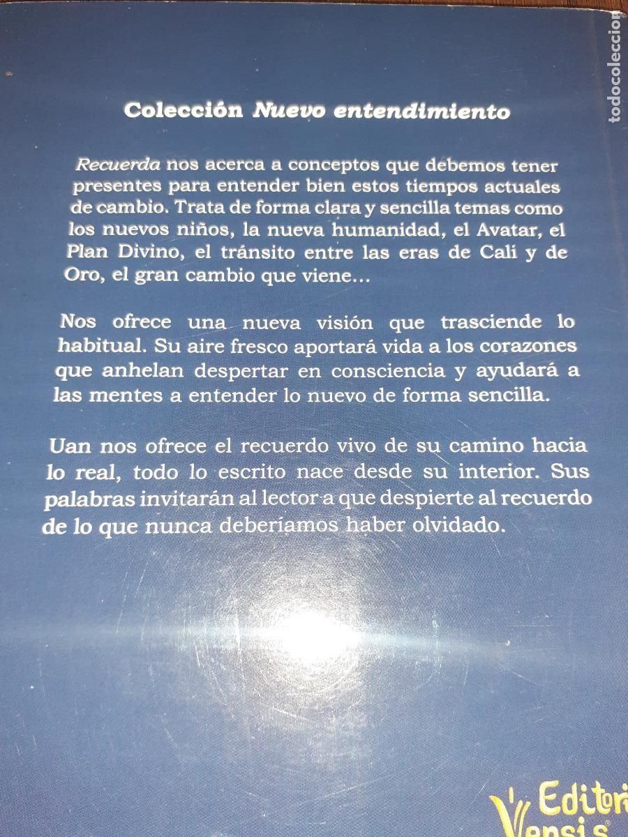 Libros: RECUERDA � CAMBIOS PLANETARIOS � EXTRATERRESTRES - UAN - Foto 2