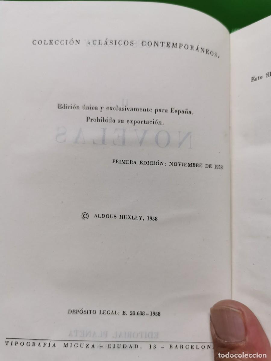 Libros: ALDOUS HUXLEY. NOVELAS. TOMO II 2 - Foto 5