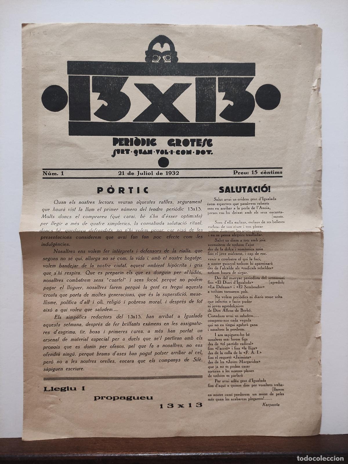 Livres: 13 X 13 - PERIODIC GROTESC - NUM. 1