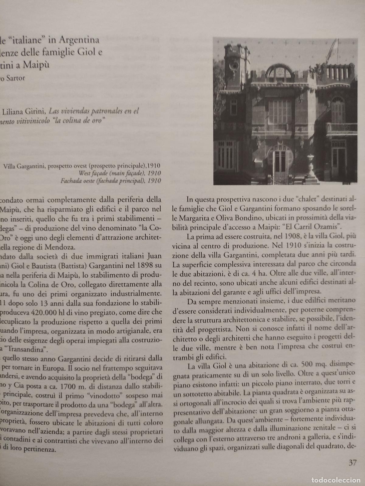 Libros: ARGENTINA - ARCHITETTURE 1880 - 2004 - DANIELA PASTORE - Foto 3