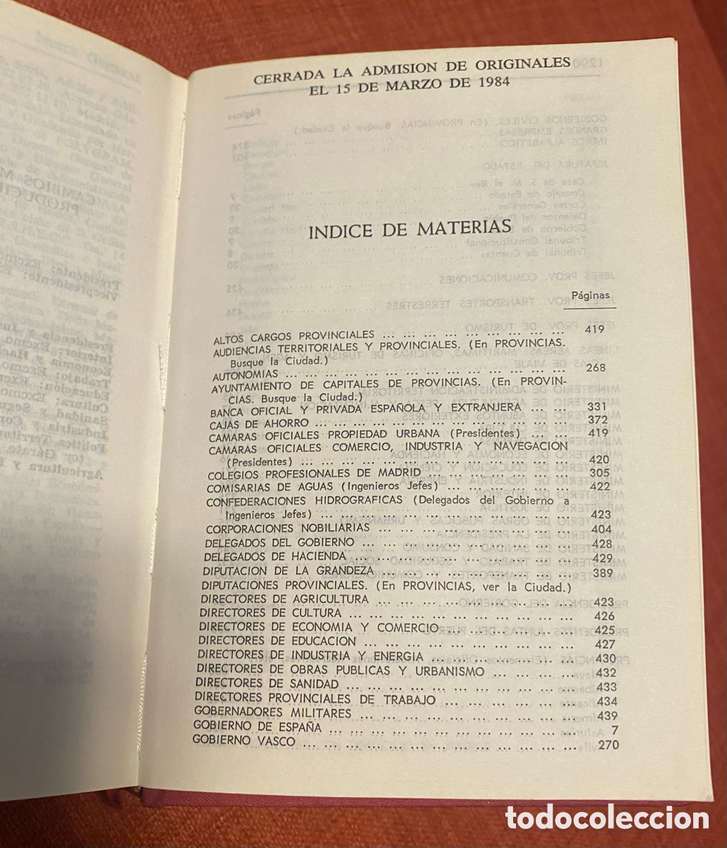 Libros: Quien es Quien en Espa&ntilde;a. 1984 - Foto 11