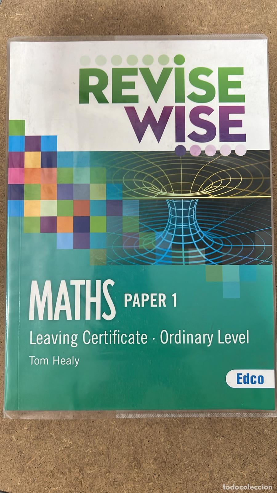 Libros: REVISE WISE MATHS PAPER 1 - Tom Healy - Foto 1