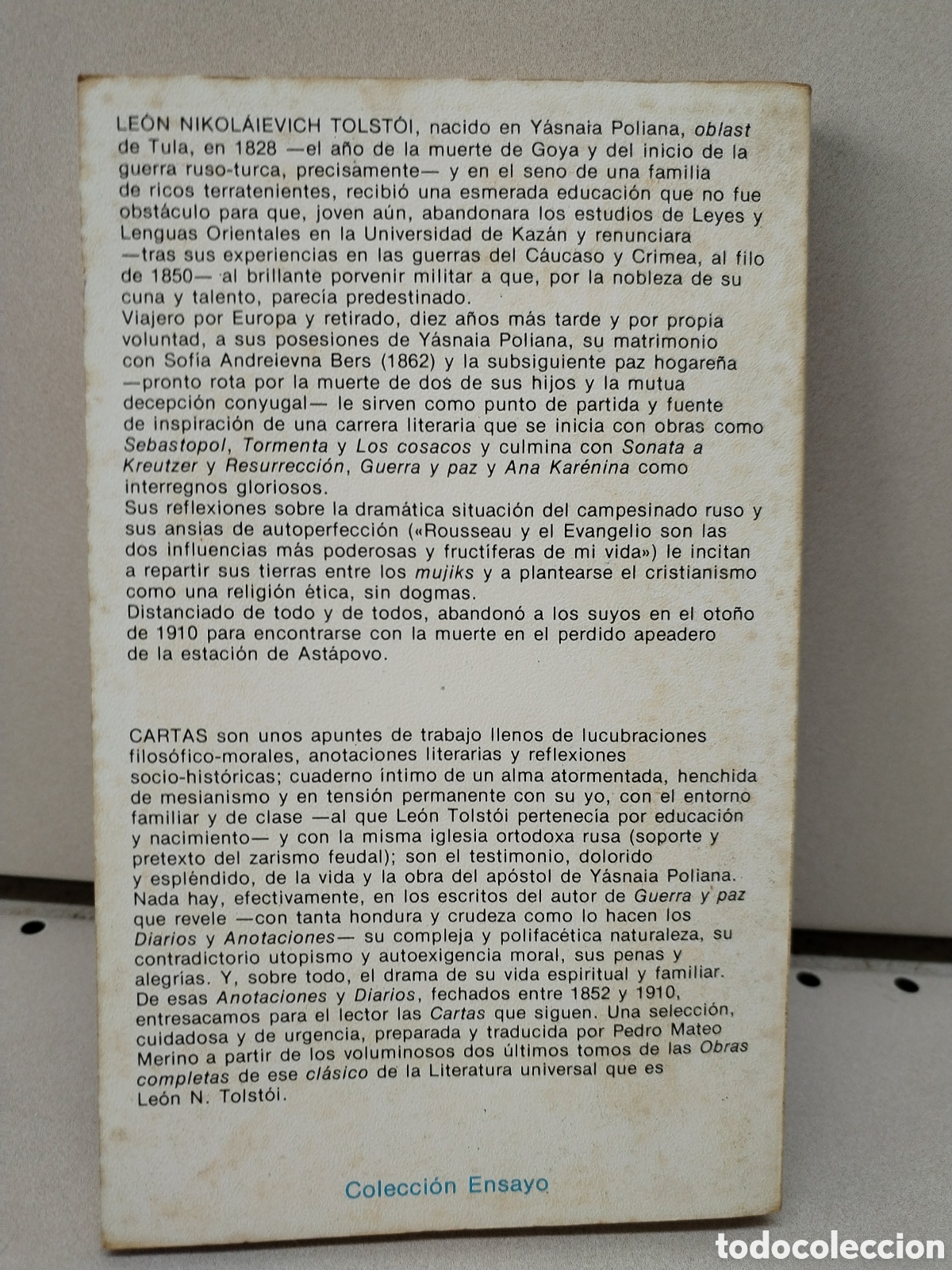 Libros: CARTAS - TOLSTOI LEON - Foto 3