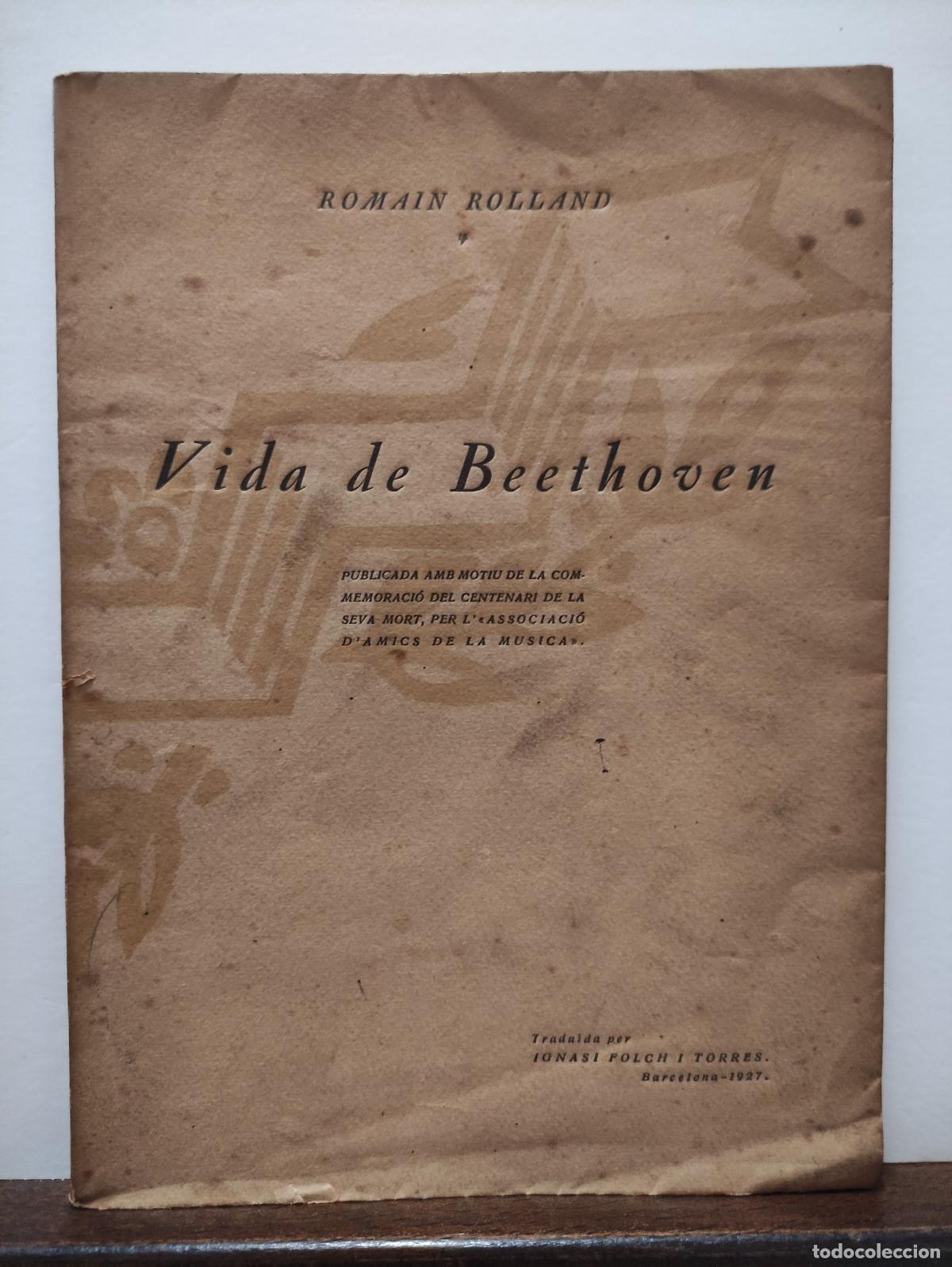 Libros: LA VIDA DE BEETHOVEN - ROMAIN ROLLAND - Foto 1