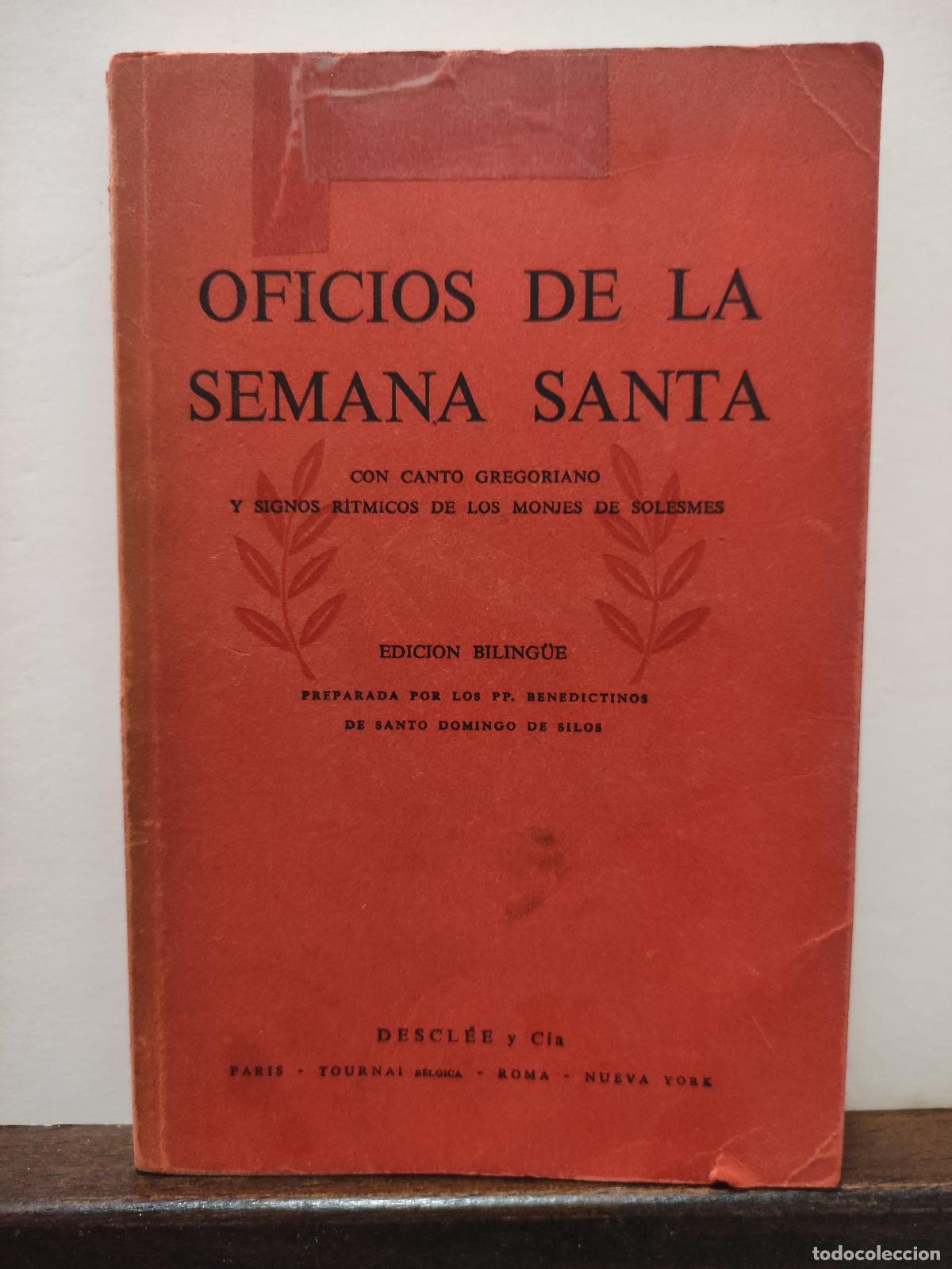 Libros: OFICIOS DE LA SEMANA SANTA