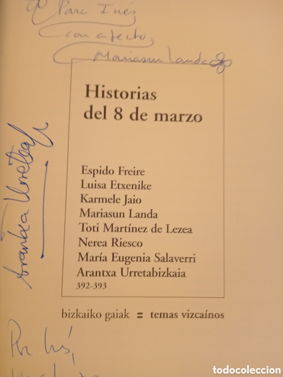 Libros: HISTORIAS DEL 8 DE MARZO, V.V.A.A., BBK, 2008 - Foto 3