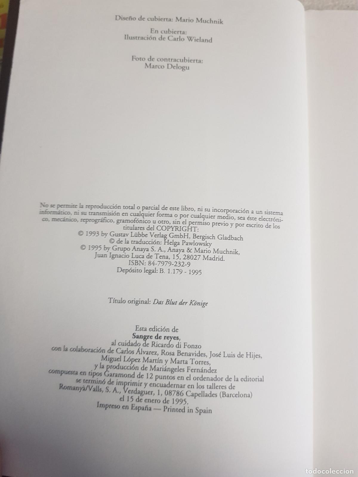 Libros: Sangre de reyes - Peter berling - Foto 2