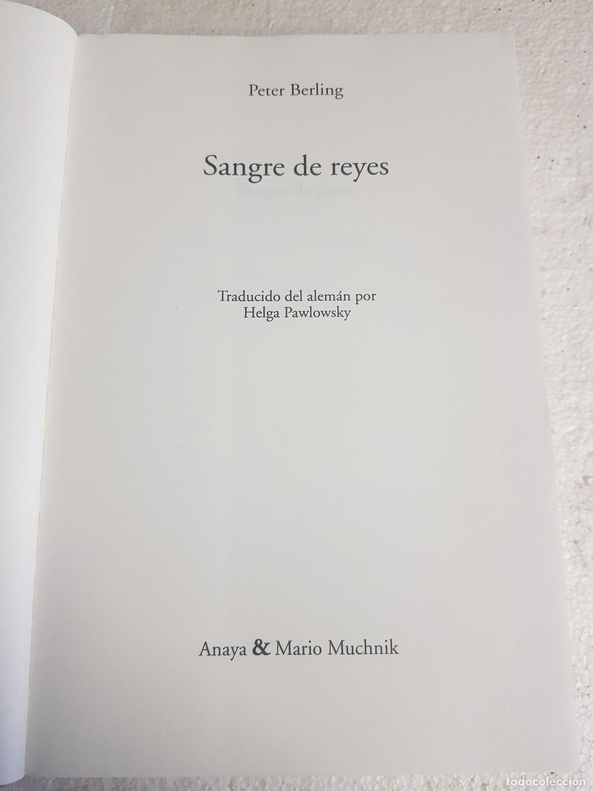 Libros: Sangre de reyes - Peter berling - Foto 3