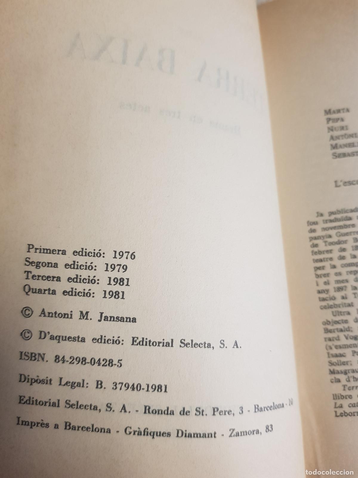 Libros: Terra baixa - Guimer&agrave; - Foto 2