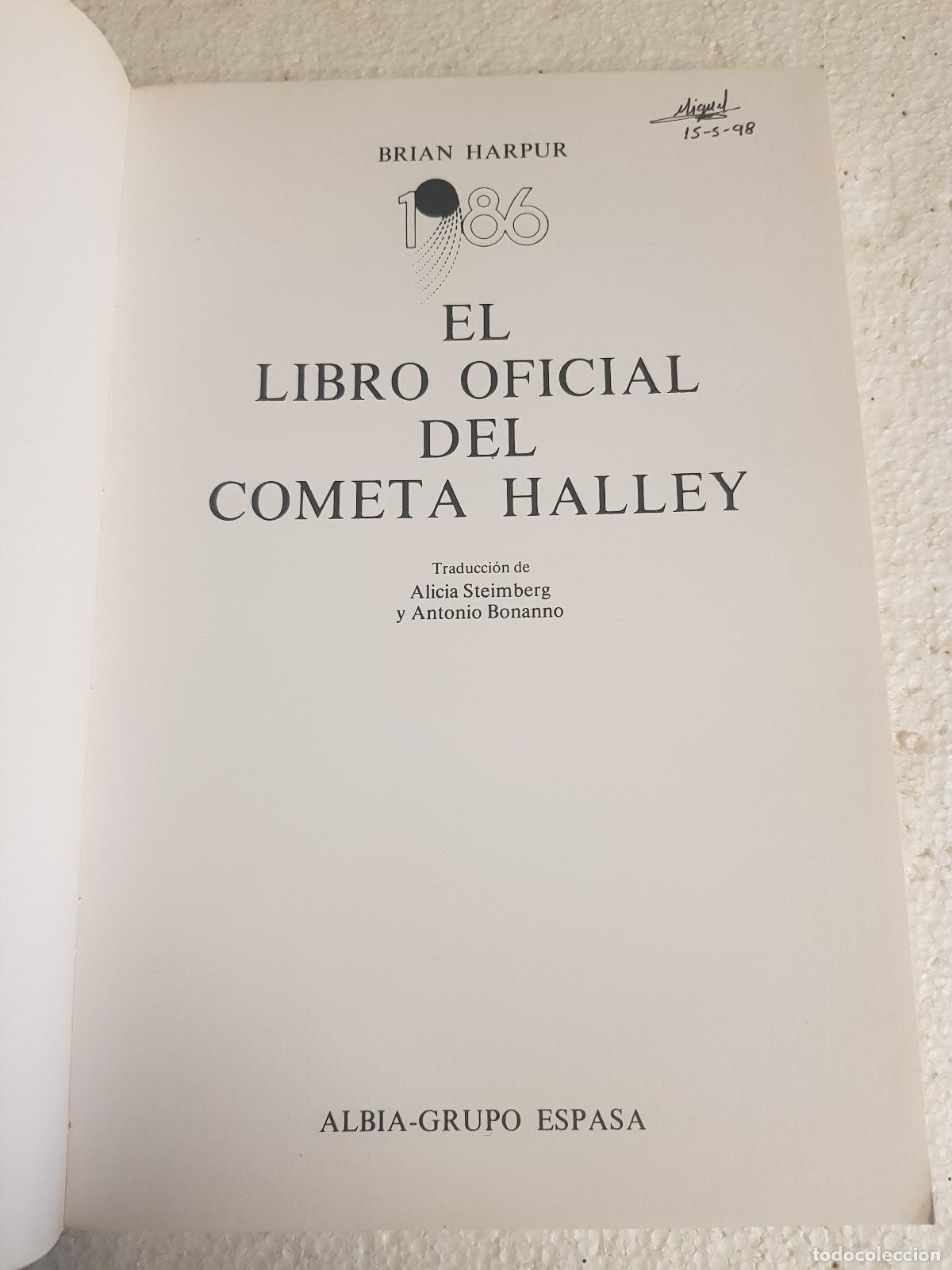 Libros: El libro oficial del cometa halley - Brian Harpur - Foto 5