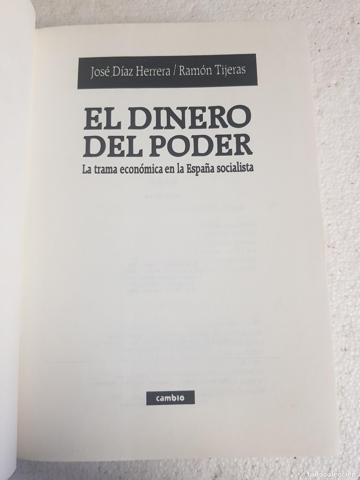 Libros: El dinero del poder - Jos&eacute; d&iacute;az herrera / Ram&oacute;n tijeras - Foto 5