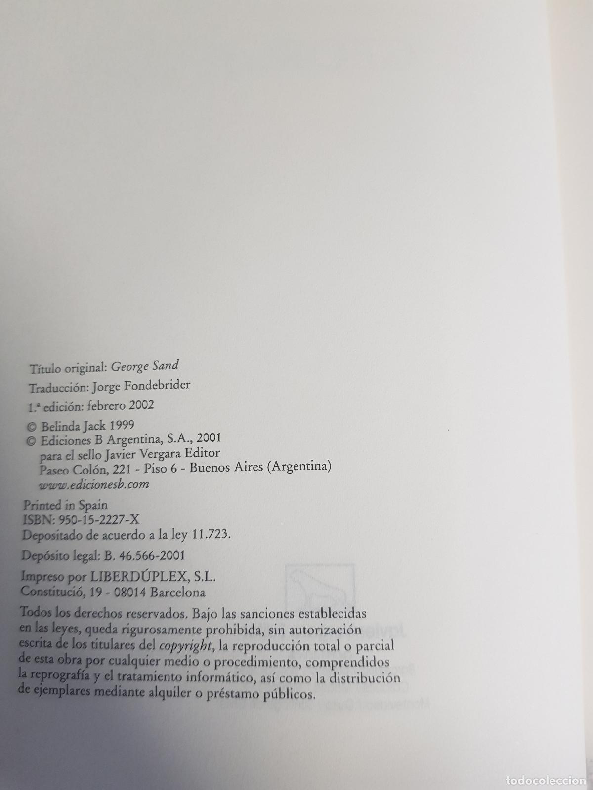 Libros: George Sand - Belinda Jack - Foto 3