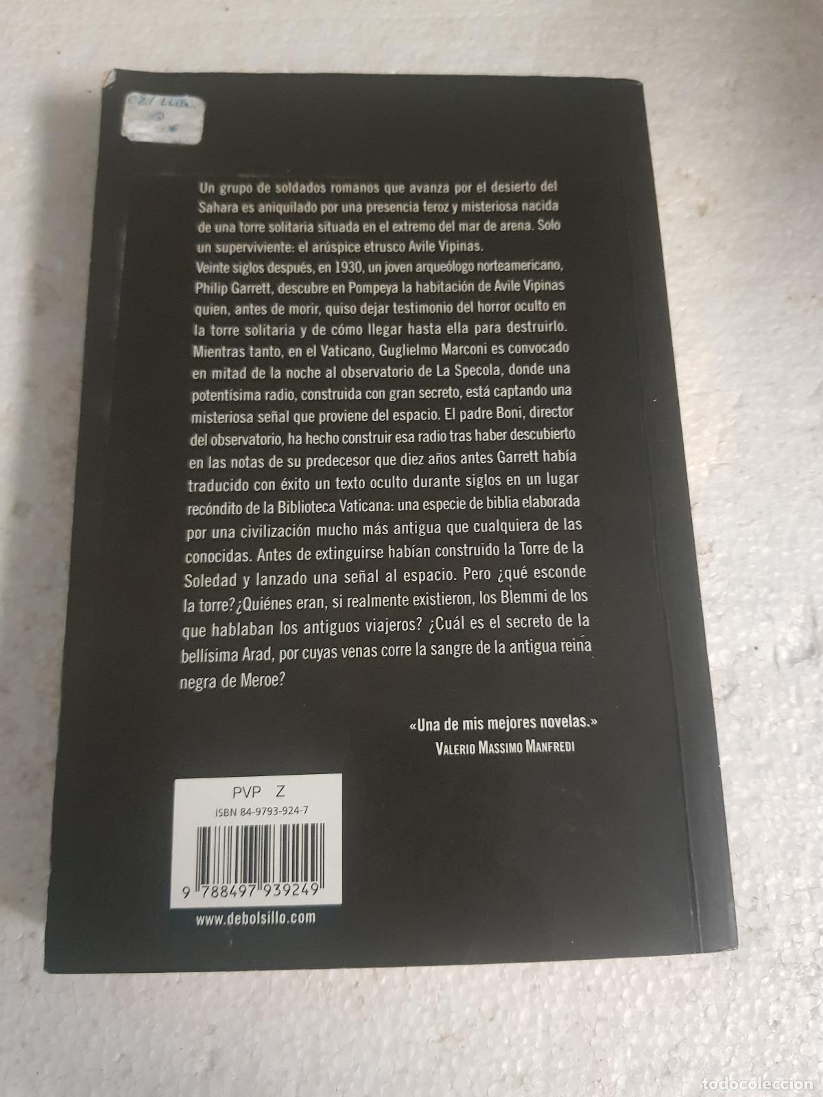 Libros: La torre de la soledad - Valerio Massimo manfredi - Foto 2