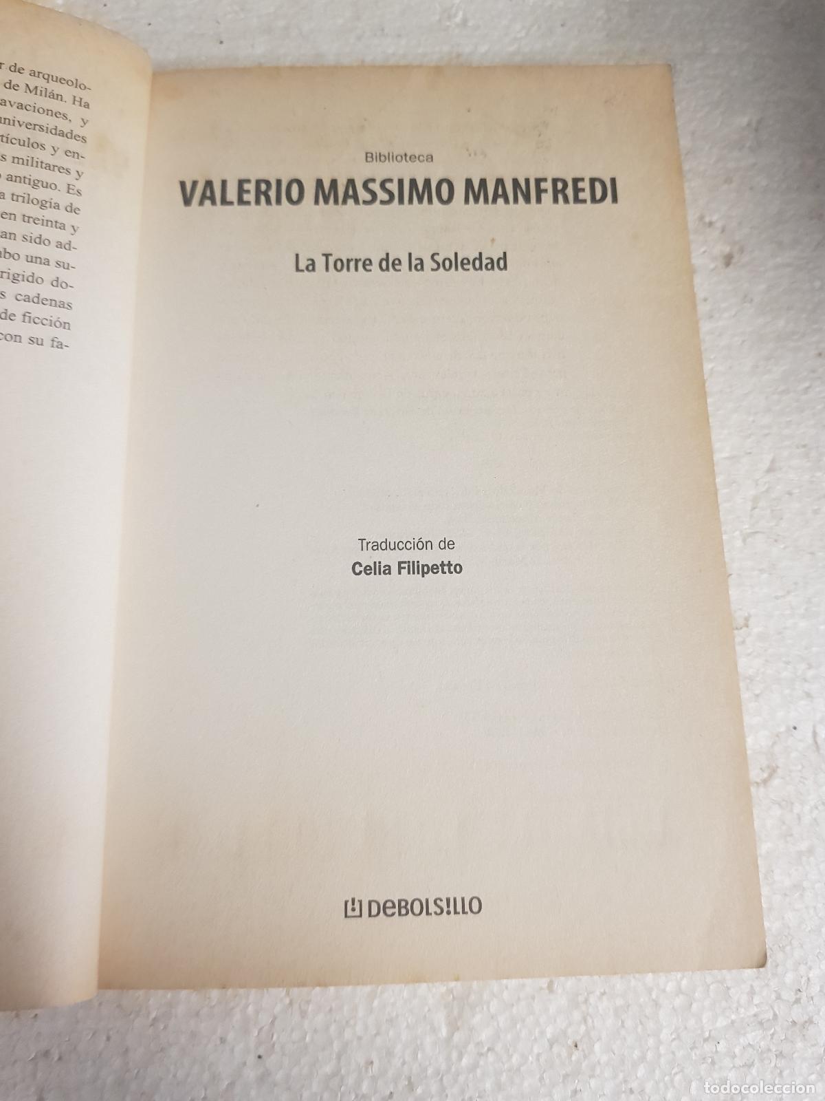 Libros: La torre de la soledad - Valerio Massimo manfredi - Foto 5