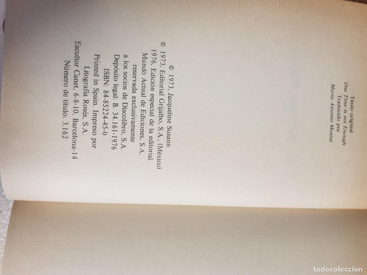 Libros: Una vez no basta - Jacqueline Susann - Foto 5