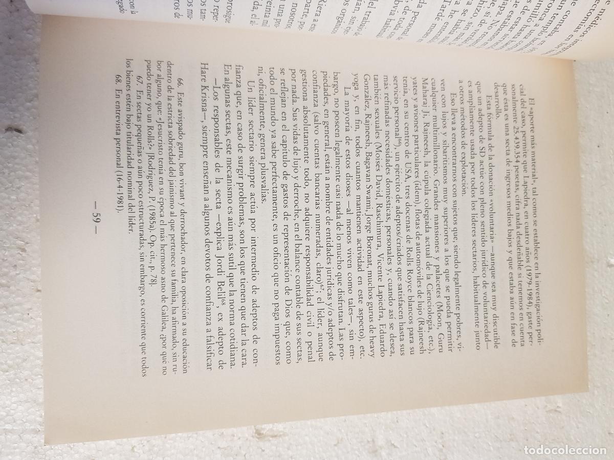 Libros: El poder de las sectas - Pepe Rodriguez - Foto 4