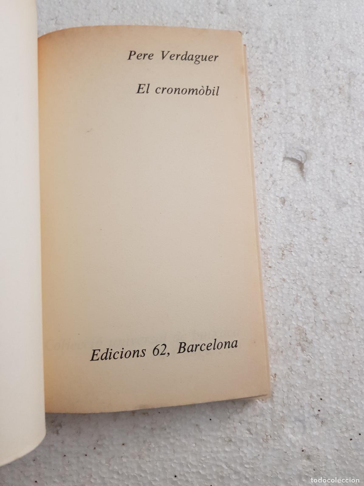 Libros: El cronom&ograve;bil - Pere Verdaguer - Foto 2