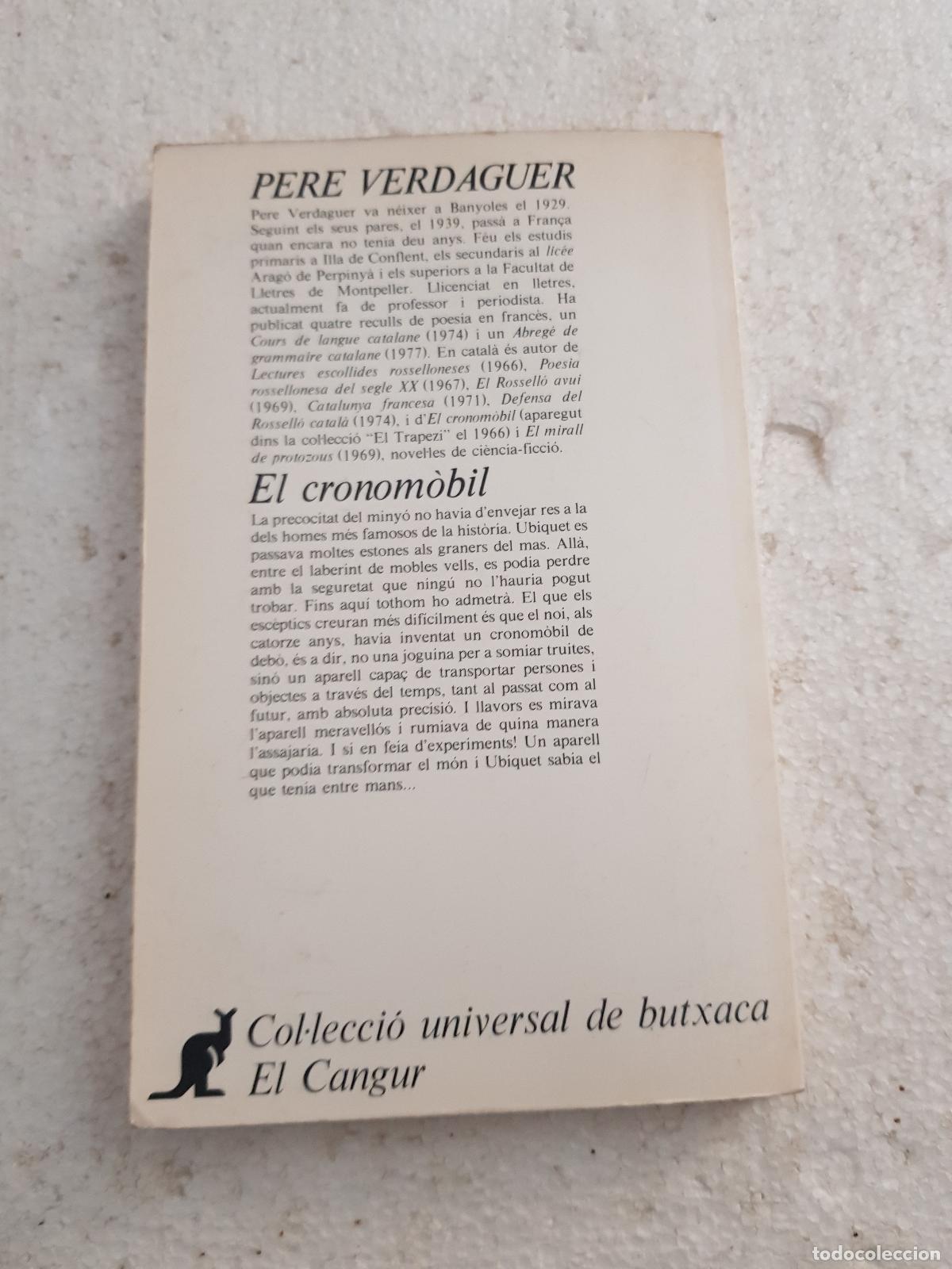 Libros: El cronom&ograve;bil - Pere Verdaguer - Foto 5