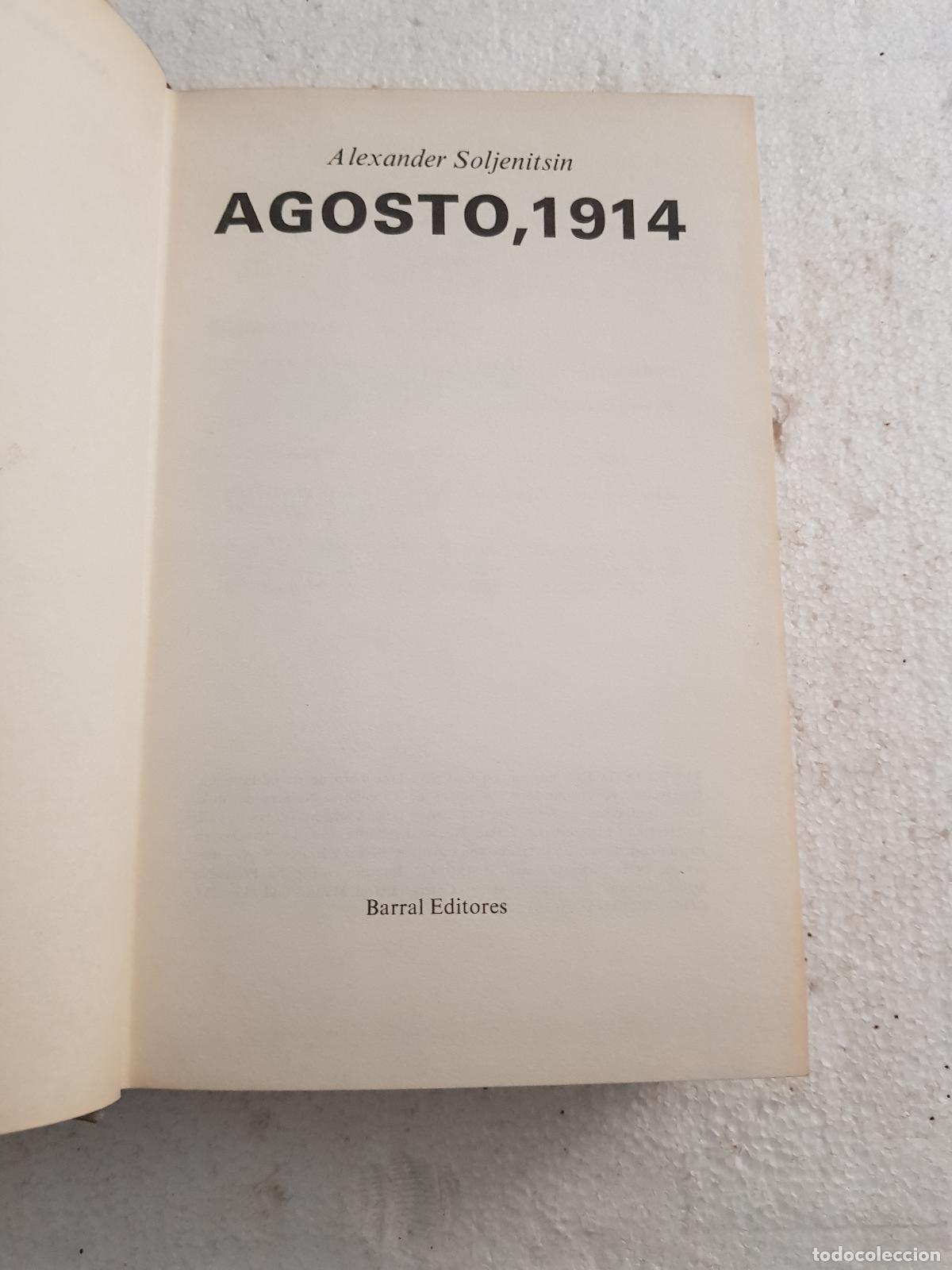 Libros: Agosto 1914 - Soljenitsin - Foto 2