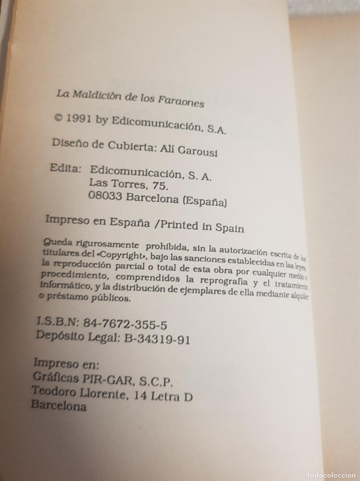Libros: La maldici&oacute;n de los faraones - Martin Walker - Foto 5