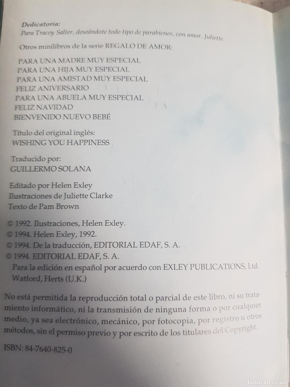 Libros: Te deseo mucha felicidad - Foto 4