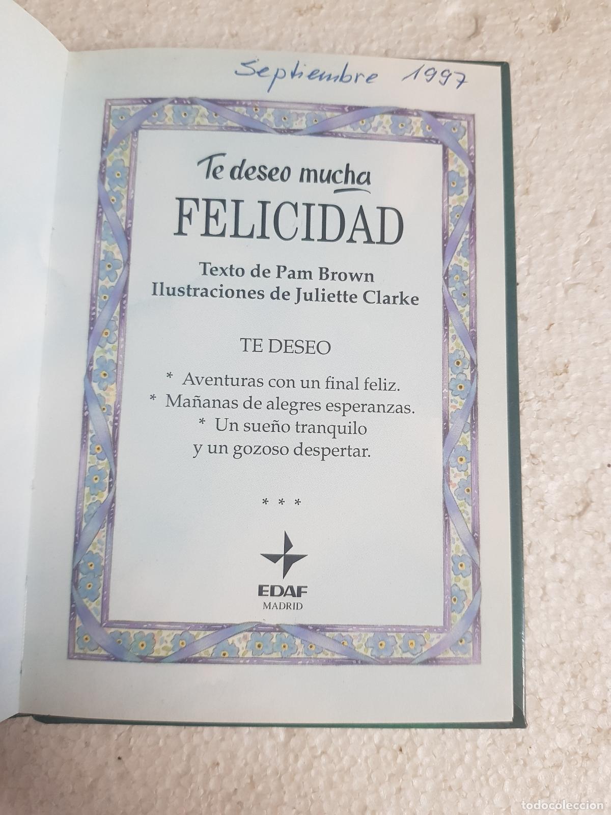 Libros: Te deseo mucha felicidad - Foto 5