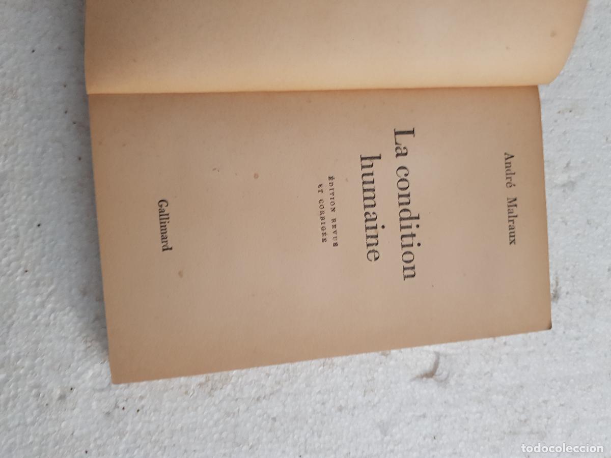 Libros: La condition humaine - Malraux - Foto 3