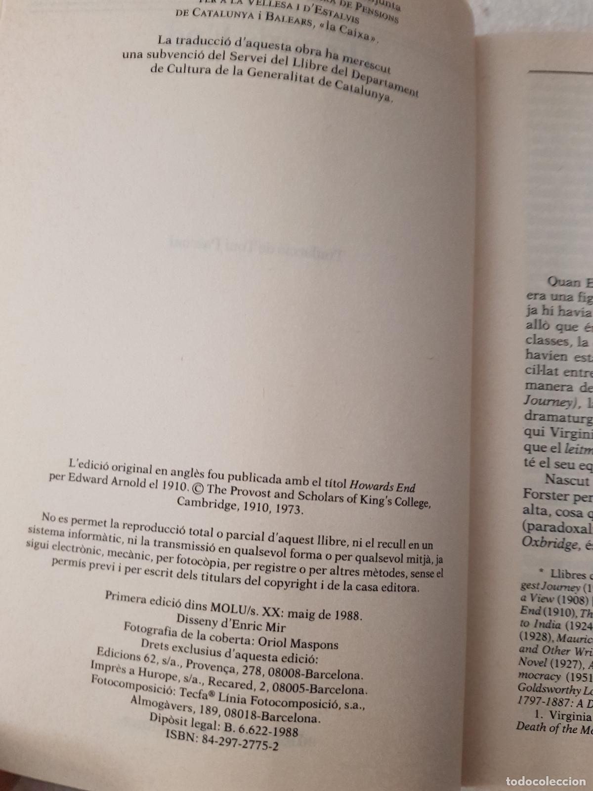 Libros: Howards end - E. M. Forster - Foto 4