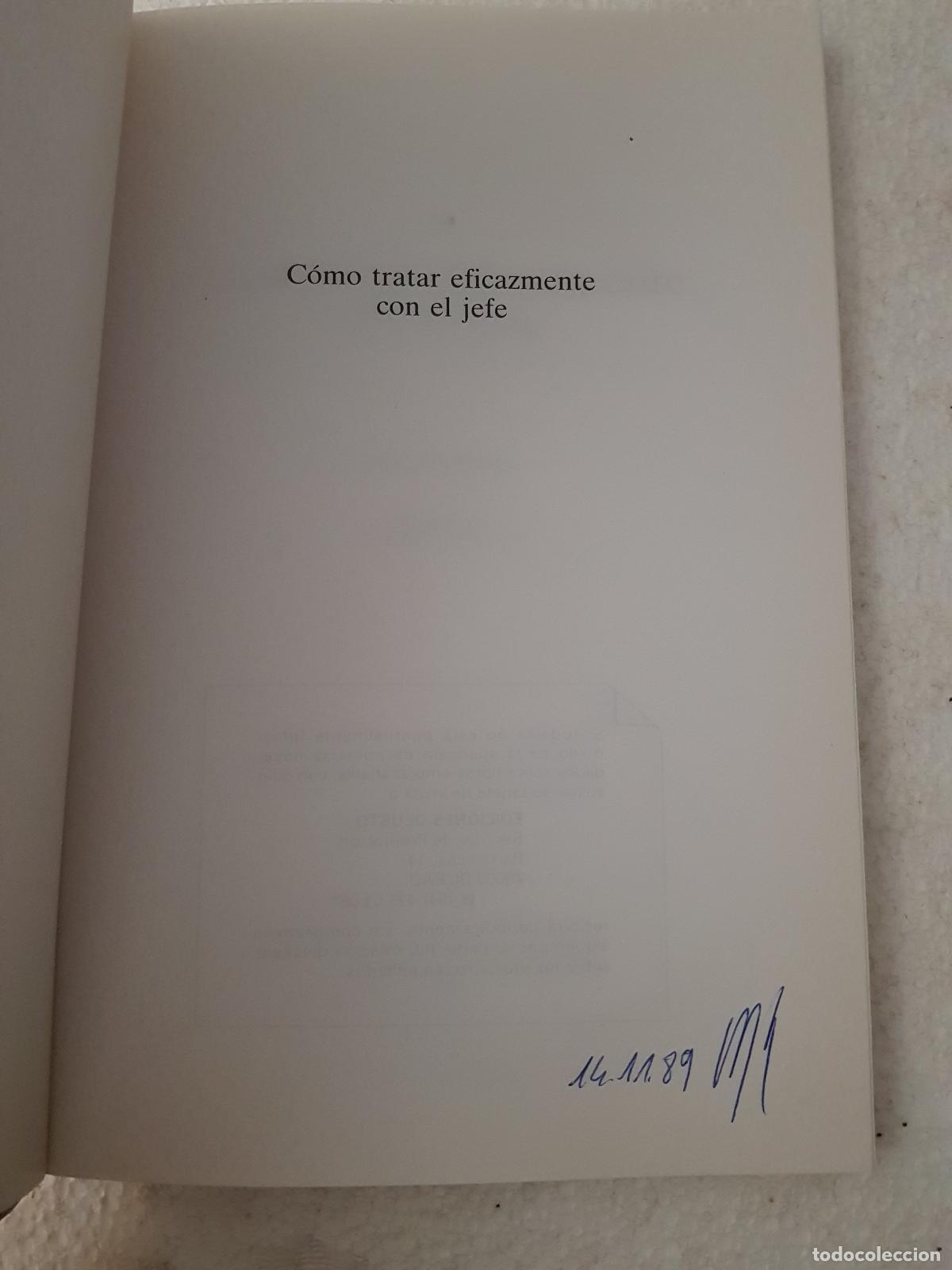 Libros: C&oacute;mo tratar eficazmente con el jefe - G. Desaunay - Foto 6