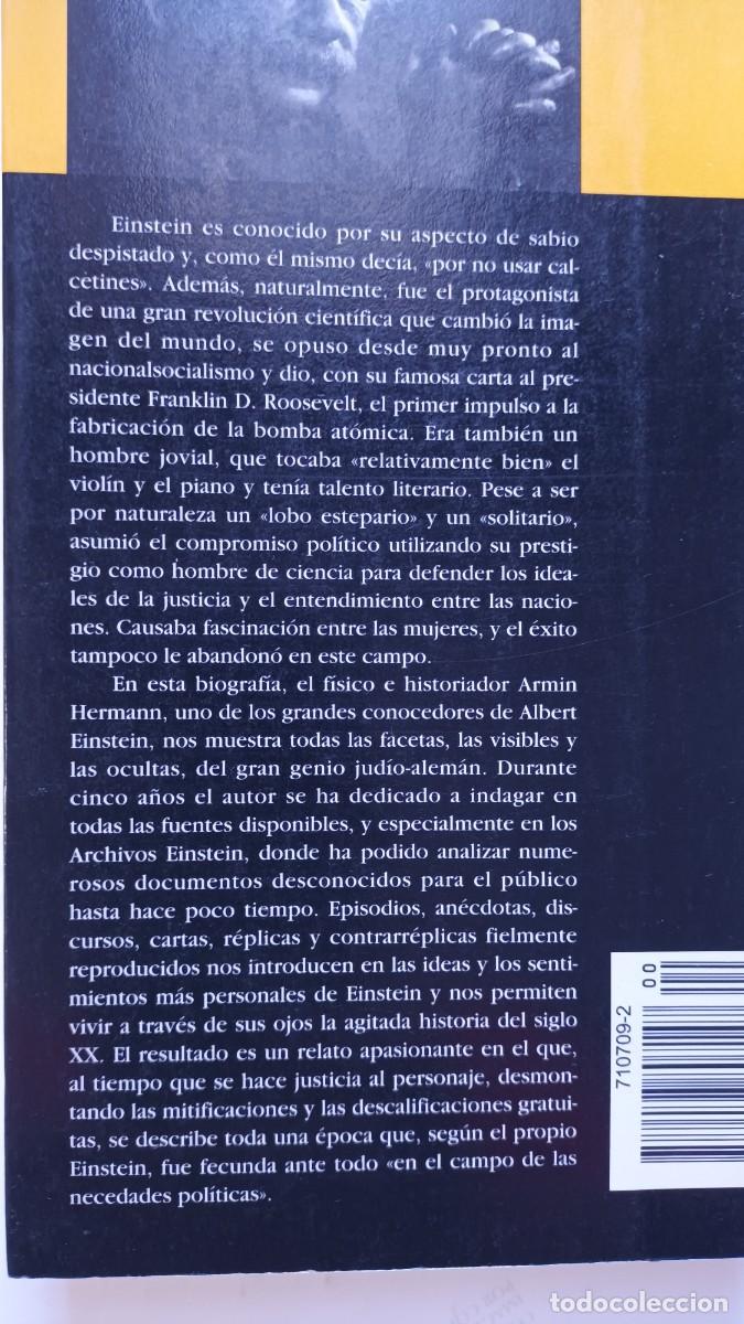 Libros: EINSTEIN , EN PRIVADO - ARMIN HERMANN / TEMAS DE HOY / 1&ordf; EDICI&Oacute;N 1997 - Foto 2