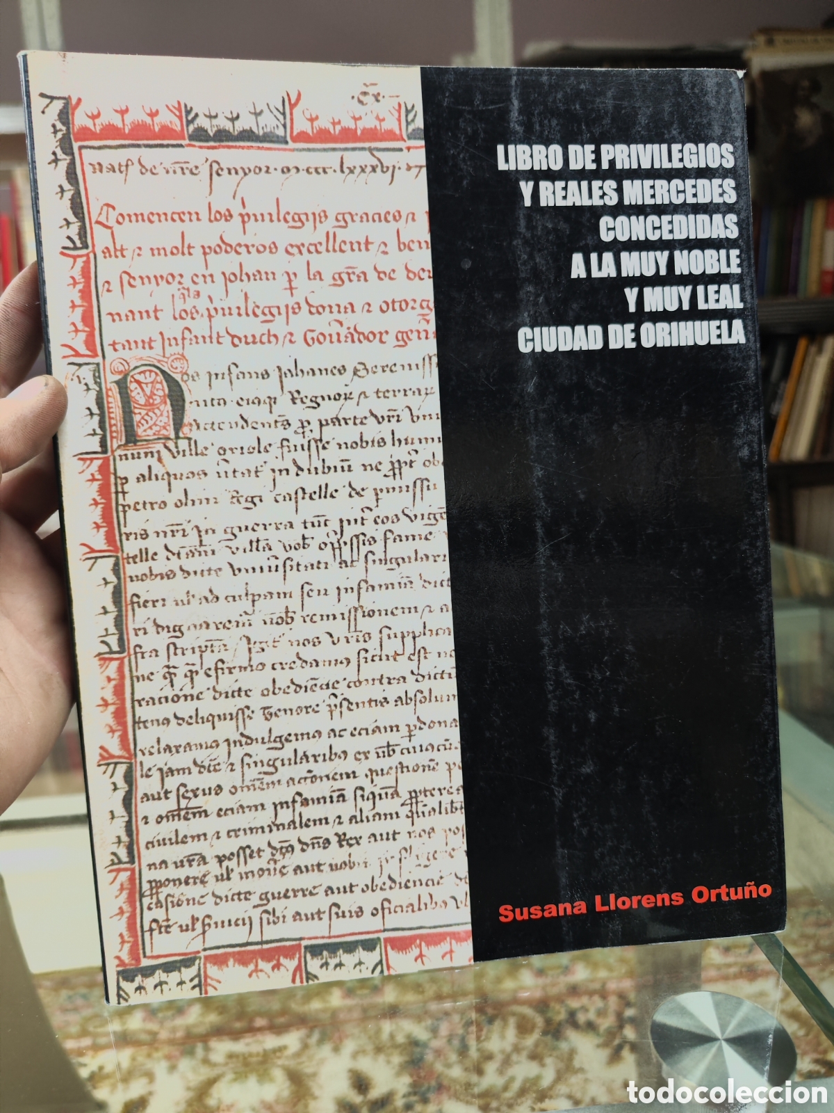 Libros: LIBRO DE PRIVILEGIOS Y REALES MERCEDES.... ORIHUELA. SUSANA LLORENS ORTU&Ntilde;O