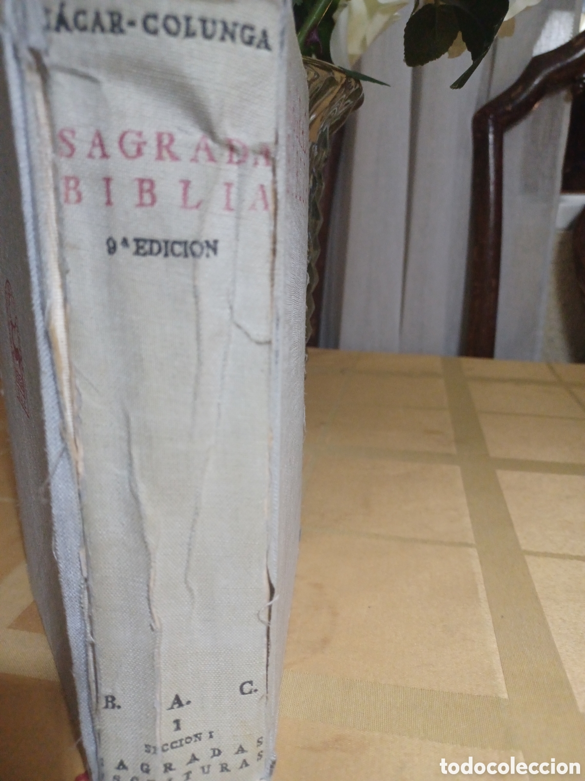 Libros: Barybook 285. sagrada Biblia n&aacute;car Colunga - Foto 1
