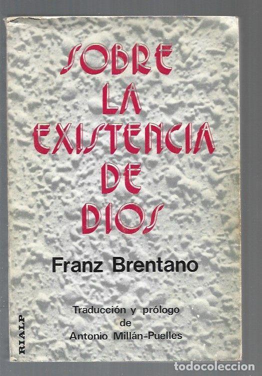 Libros: SOBRE LA EXISTENCIA DE DIOS - BRENTANO, FRANZ - Foto 1